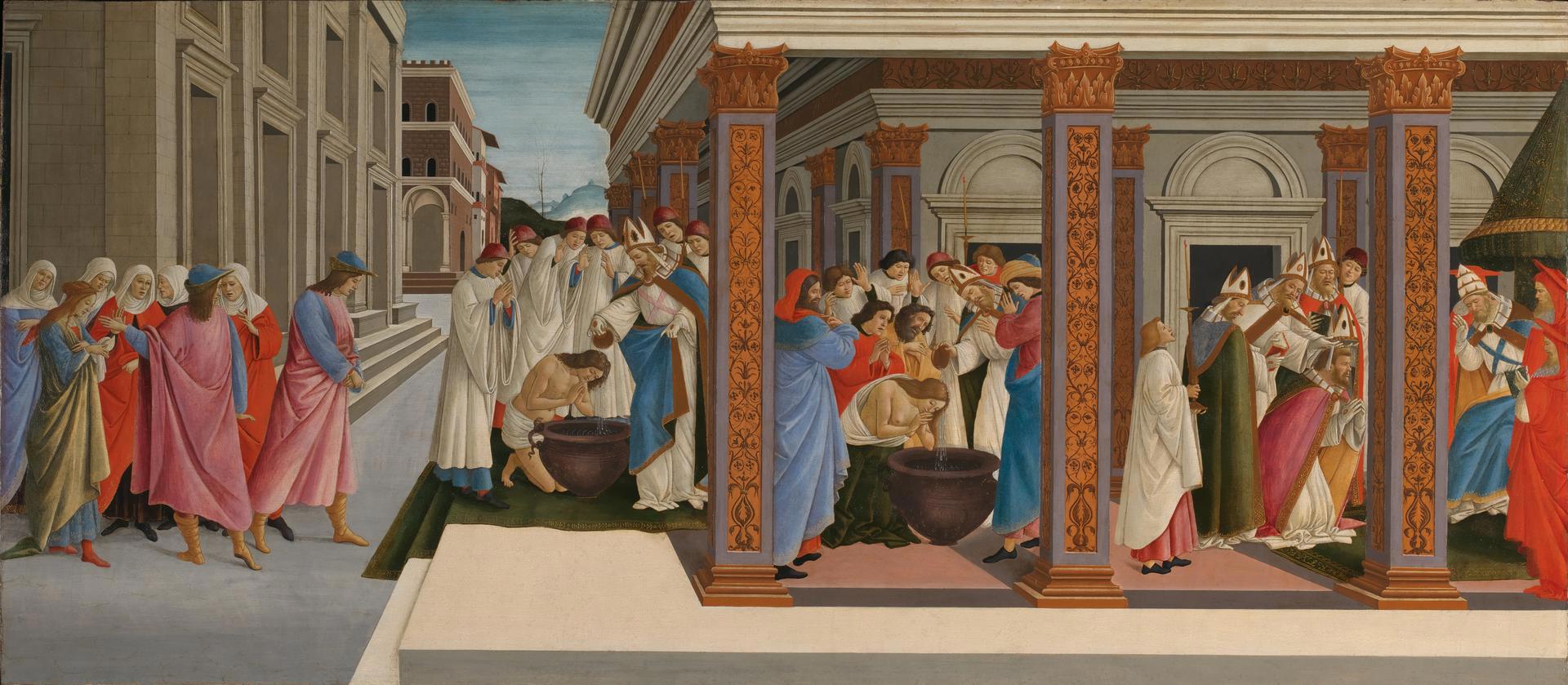 Four Scenes from the Early Life of Saint Zenobius by Sandro Botticelli