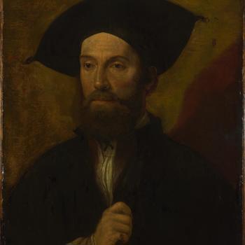 Portrait of a Man in a Large Black Hat