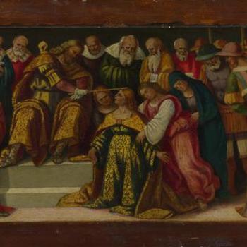 Predella: Esther, and Life of Saint Jerome