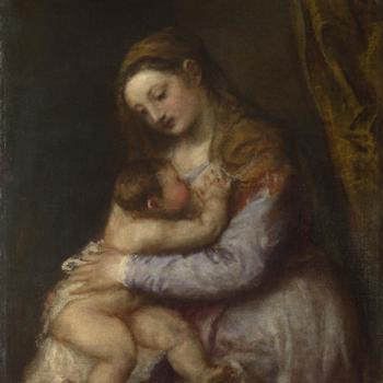 The Virgin suckling the Infant Christ