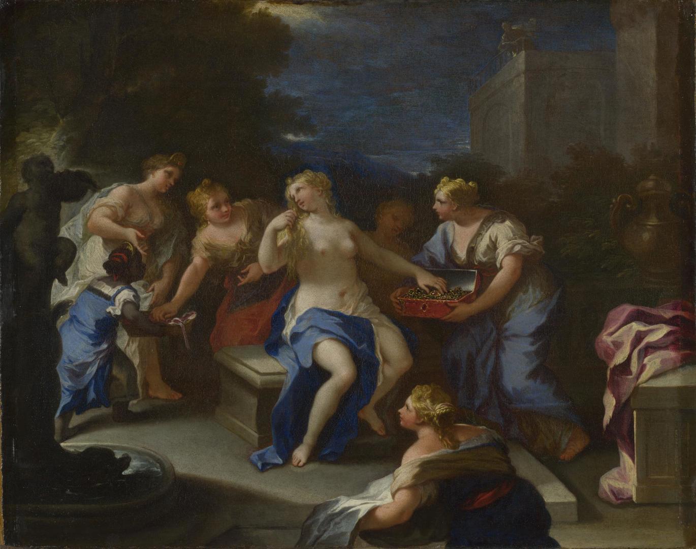 The Toilet of Bathsheba by Style of Luca Giordano