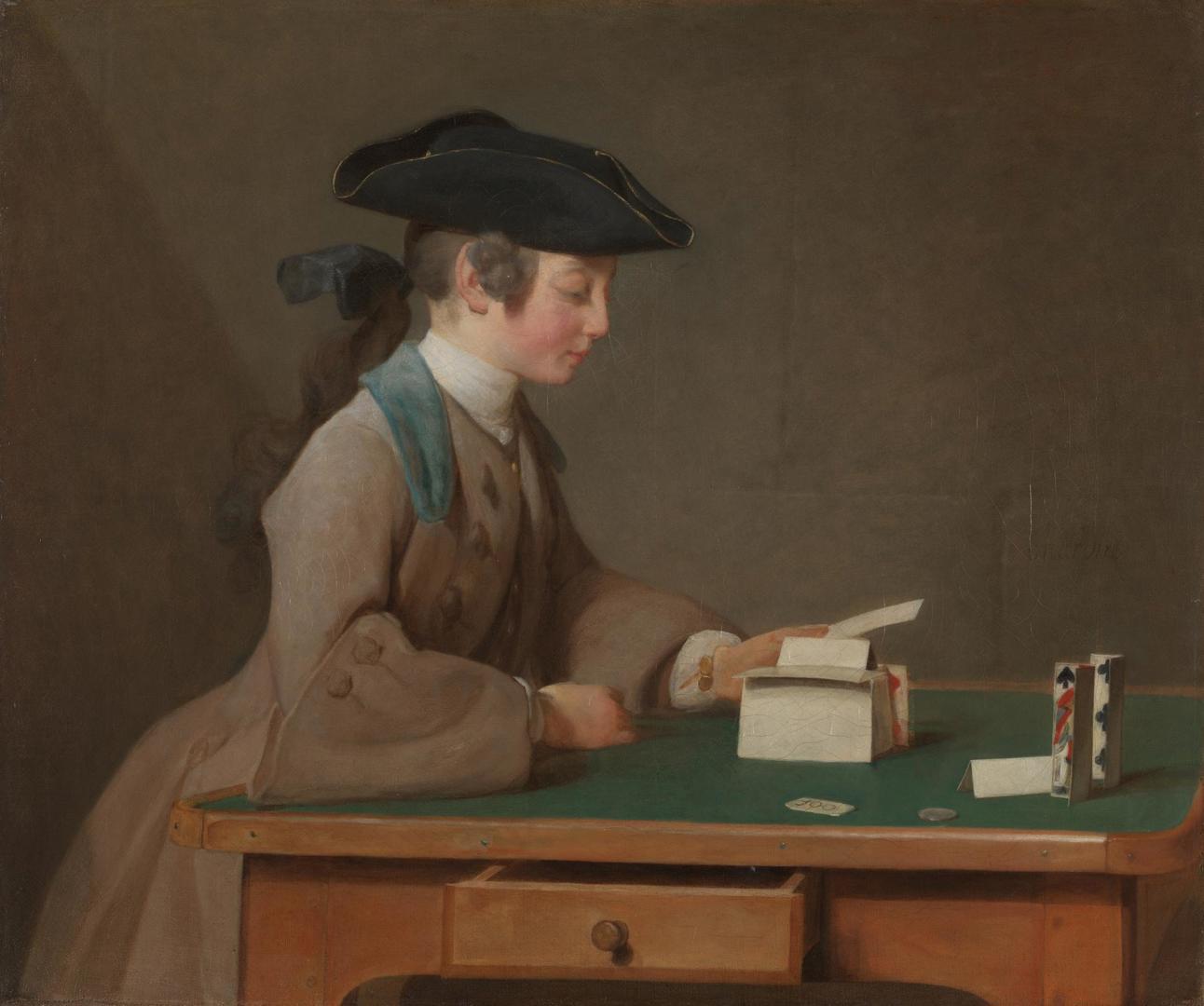 The House of Cards by Jean-Siméon Chardin