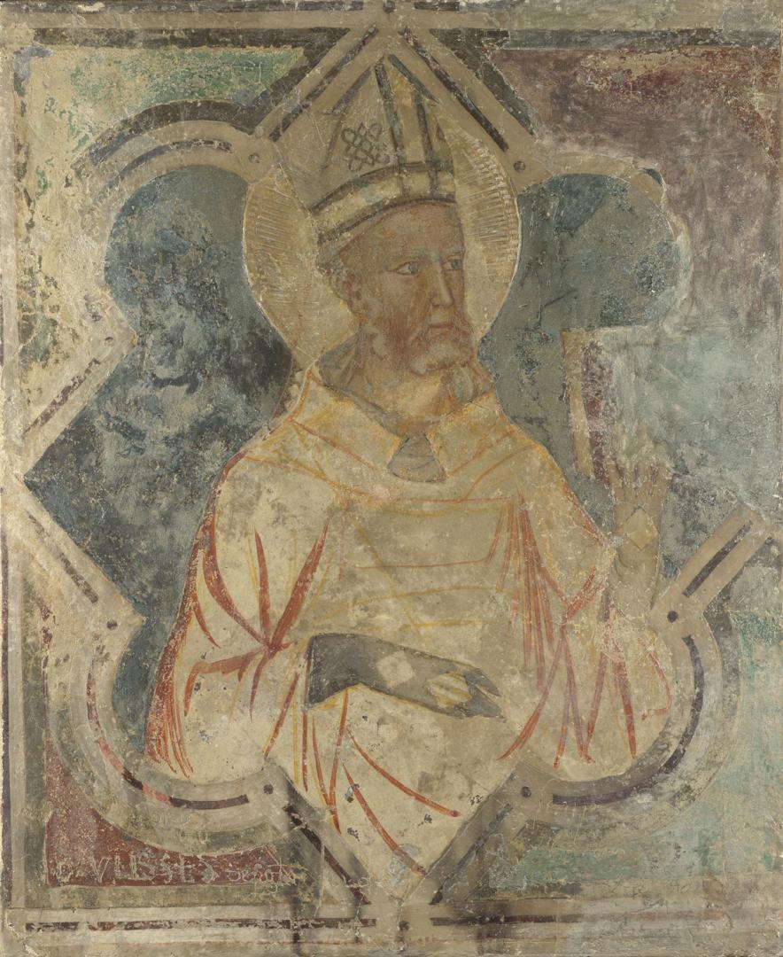 A Bishop Saint by Italian, Umbrian, possibly Master of San Crispino