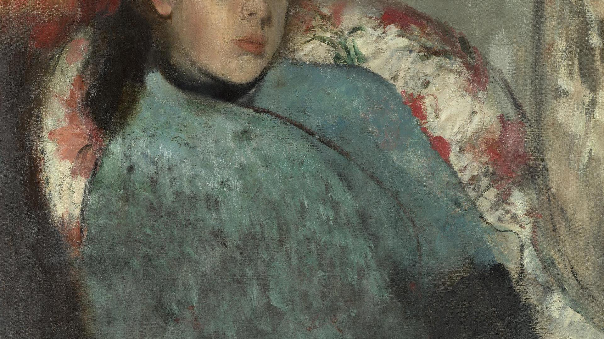 Portrait of Elena Carafa by Hilaire-Germain-Edgar Degas