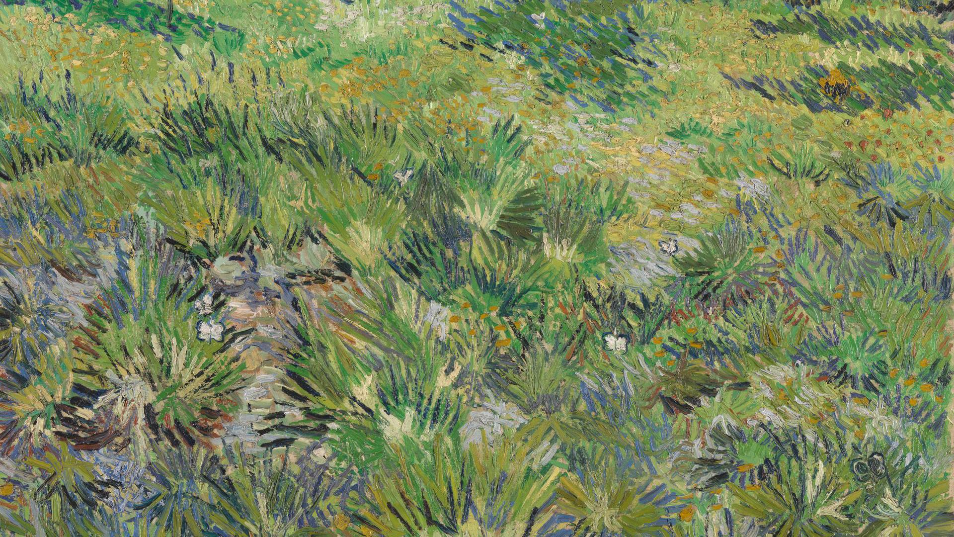 Long Grass with Butterflies by Vincent van Gogh
