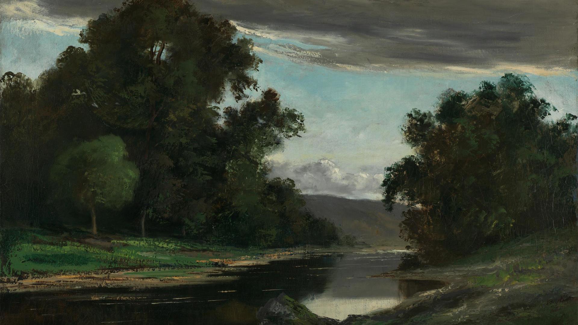Landscape by Style of Gustave Courbet