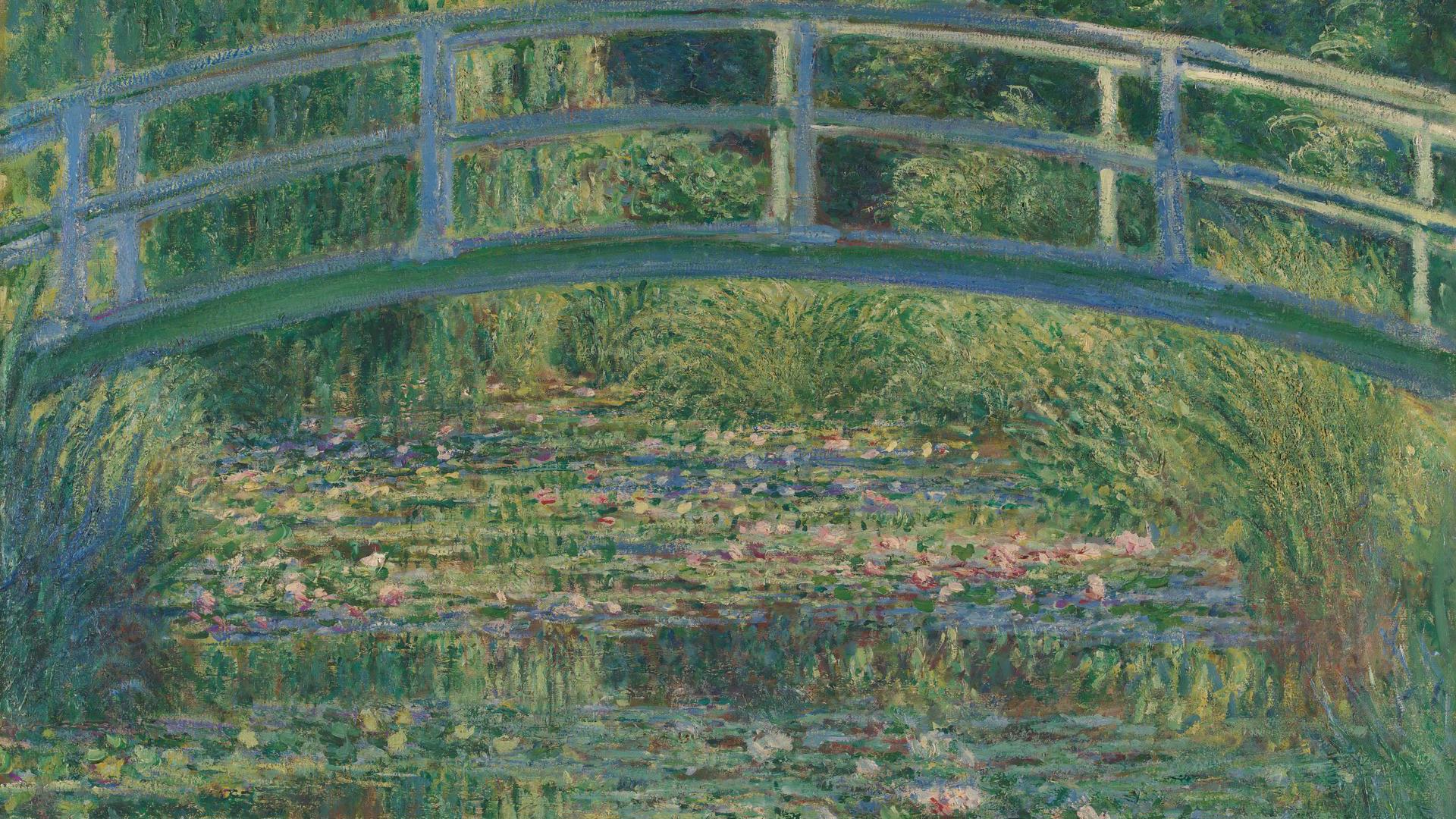 Claude Monet The Water Lily Pond Ng4240 National Gallery London