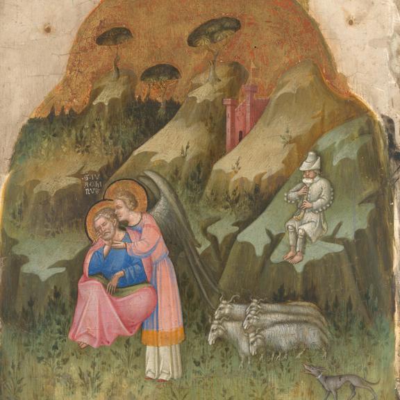 Saint Joachim and the Angel; The Birth of the Virgin