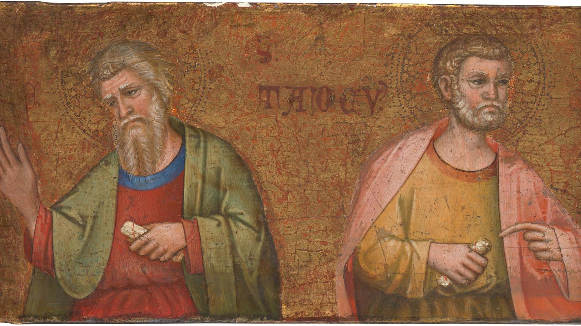 Two Apostles (Saints Andrew and Thaddeus) by Dalmatian/Venetian