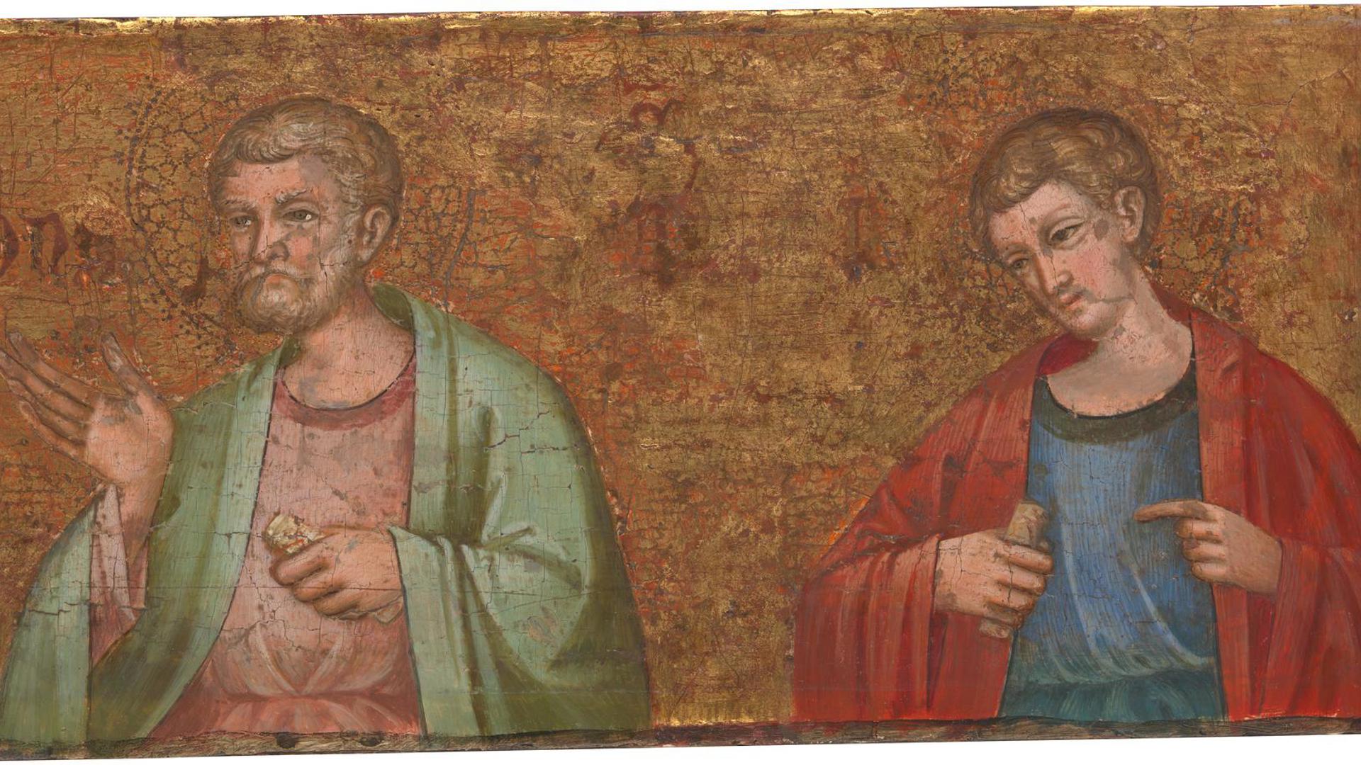 Two Apostles (Saints Simon and Thomas) by Dalmatian/Venetian