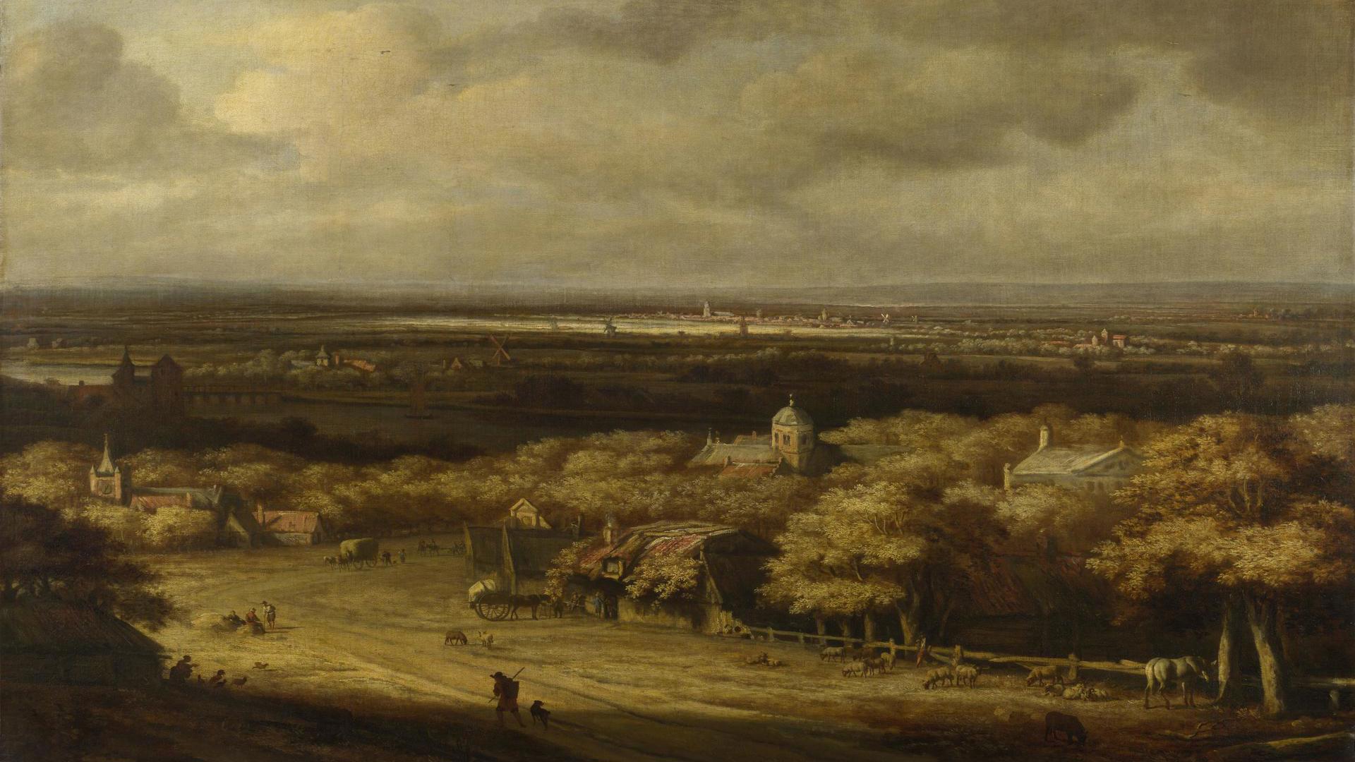An Extensive Landscape by Philips Koninck