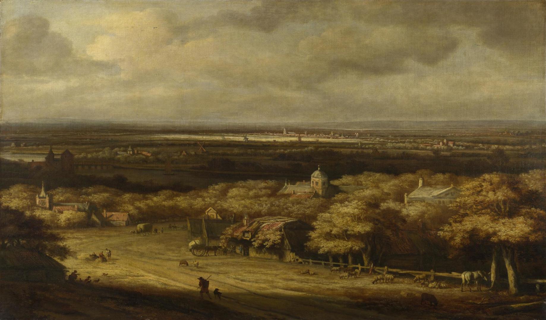 An Extensive Landscape by Philips Koninck