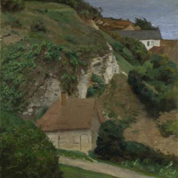 House on the cliffs near Fécamp