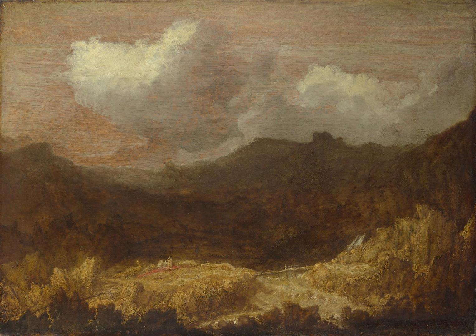 A Mountainous Landscape by Imitator of Hercules Segers