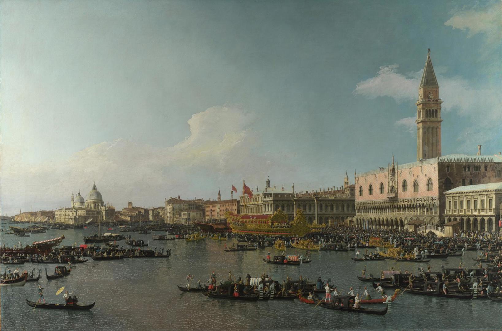 Venice: The Basin of San Marco on Ascension Day by Canaletto
