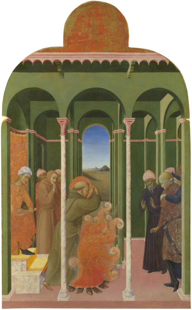 Saint Francis before the Sultan by Sassetta