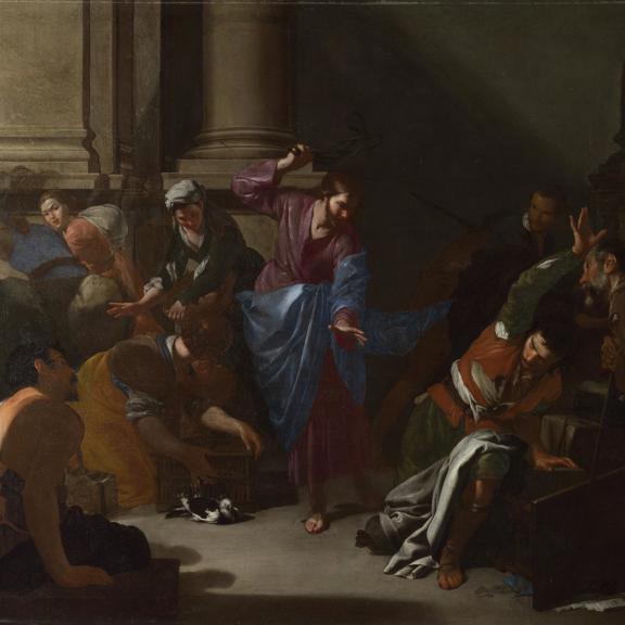 Christ driving the Traders from the Temple
