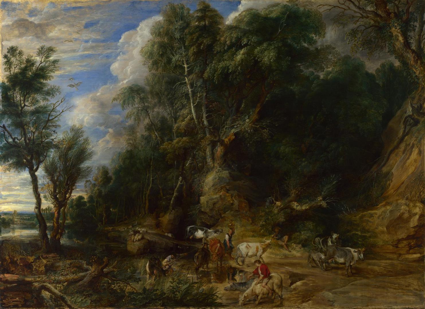 The Watering Place by Peter Paul Rubens