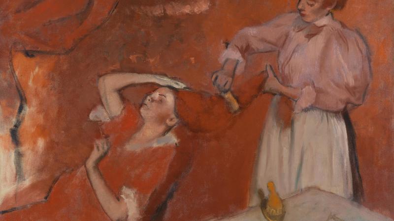 Hilaire-Germain-Edgar Degas, 'Combing the Hair ('La Coiffure')', about 1896
