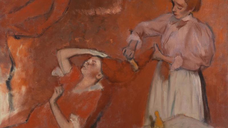 Hilaire-Germain-Edgar Degas, 'Combing the Hair ('La Coiffure')', about 1896