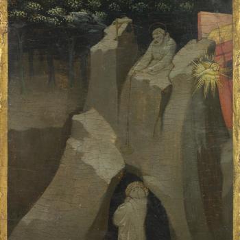 Saint Benedict in the Sacro Speco at Subiaco