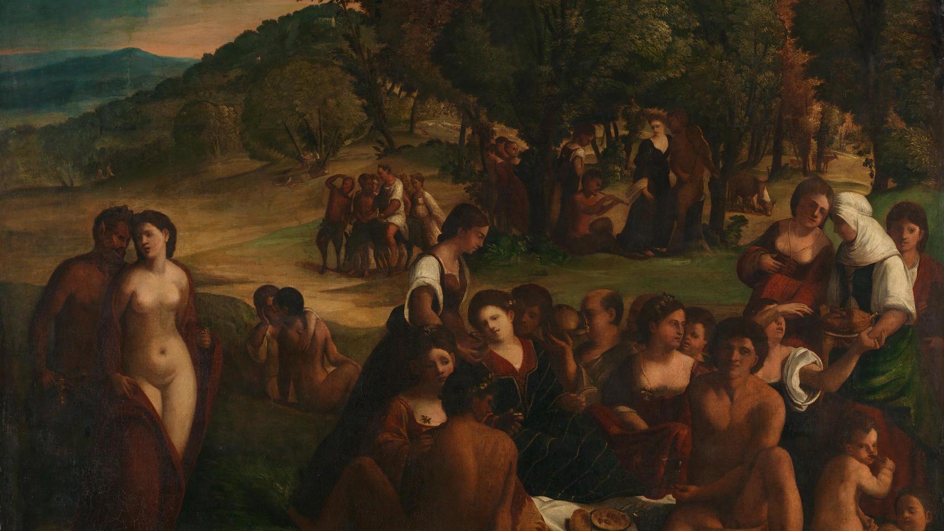 A Bacchanal by Follower of Dosso Dossi