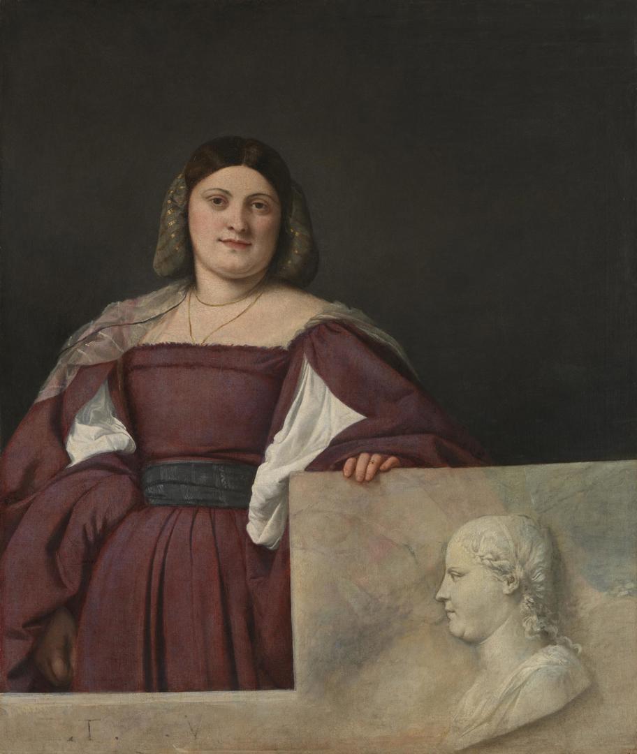 Portrait of a Lady ('La Schiavona') by Titian
