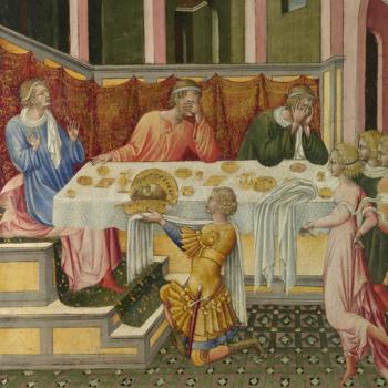 Giovanni di Paolo, The Head of John the Baptist brought to Herod, NG5452