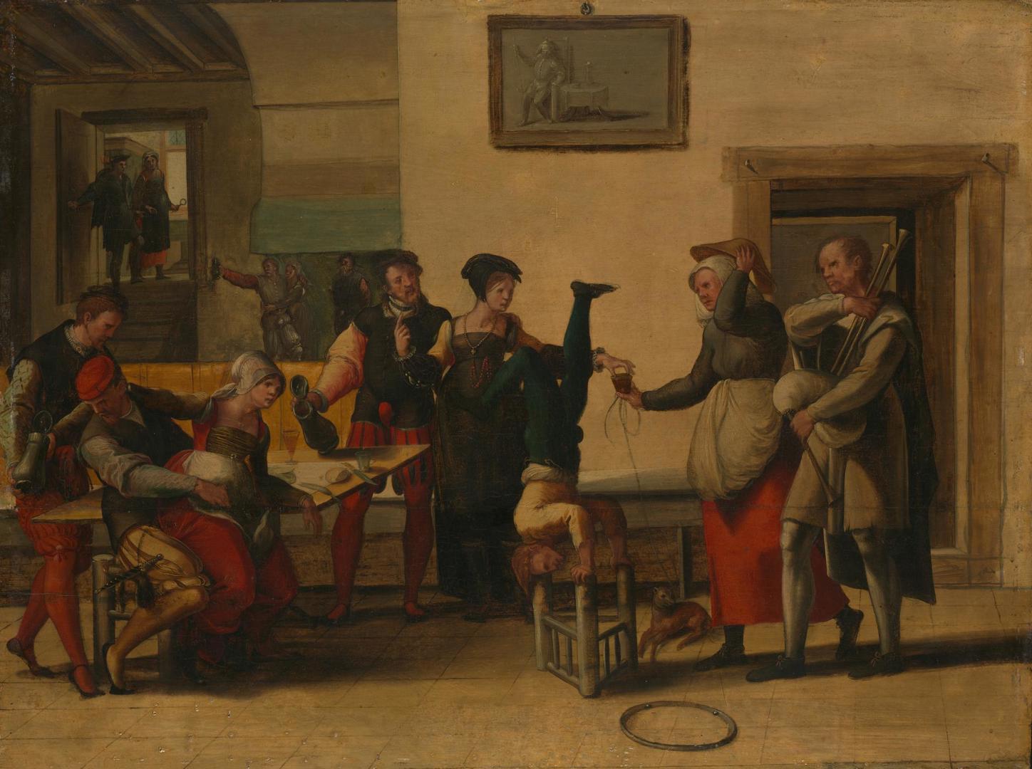 Entertainers in a Brothel by After The Brunswick Monogrammist