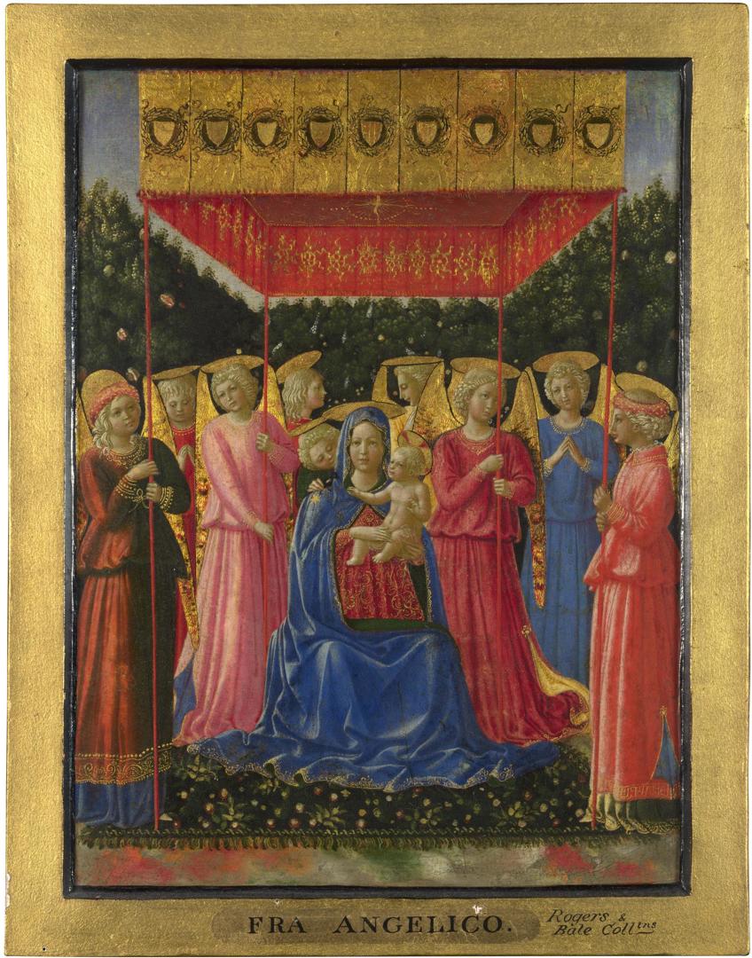 The Virgin and Child with Angels by Probably by Benozzo Gozzoli