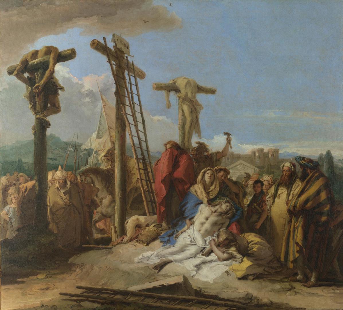 The Lamentation at the Foot of the Cross by Giovanni Domenico Tiepolo