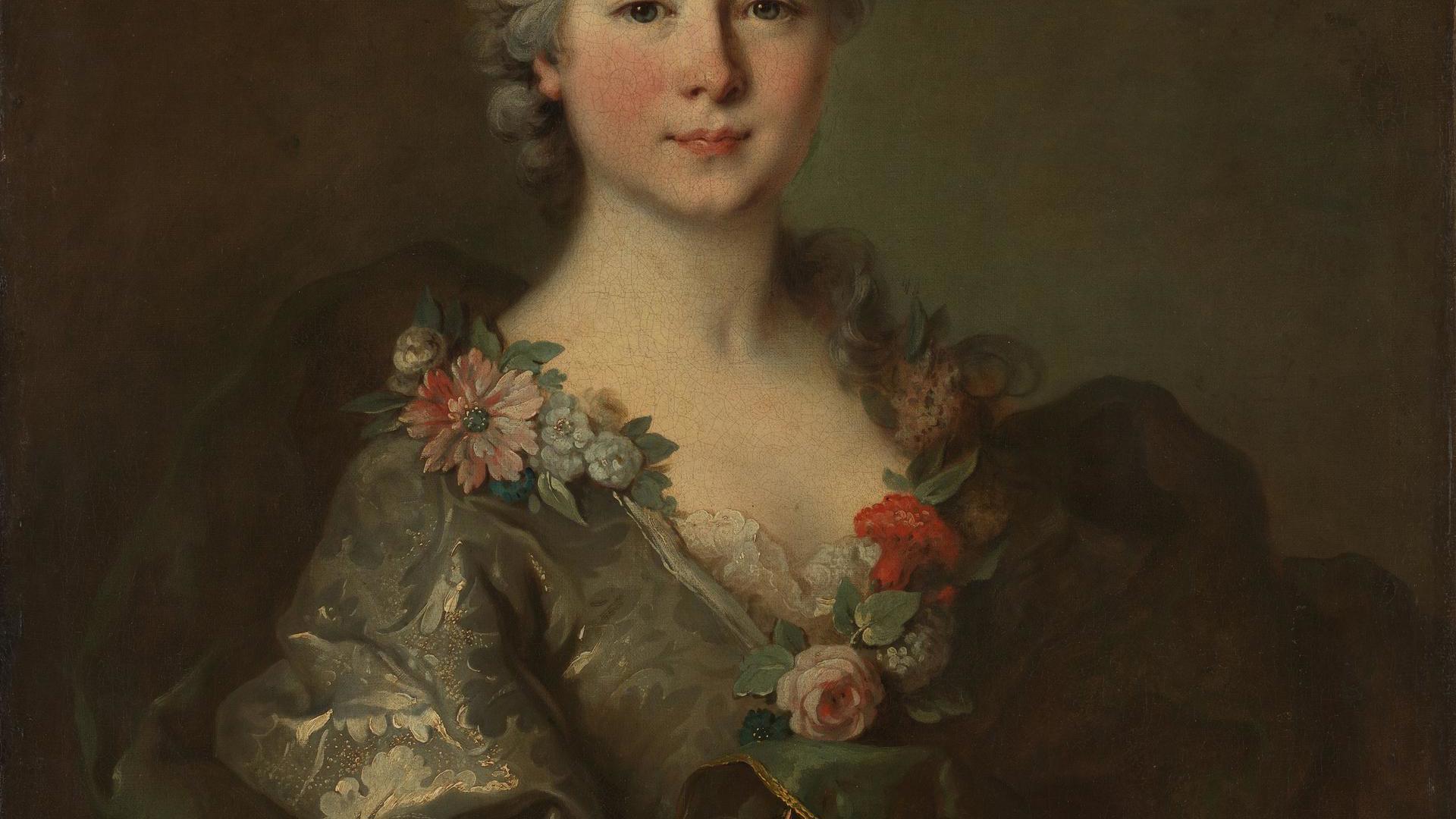Portrait of a Young Woman by Louis Tocqué
