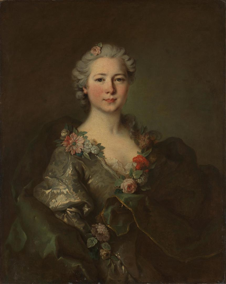 Portrait of a Young Woman by Louis Tocqué