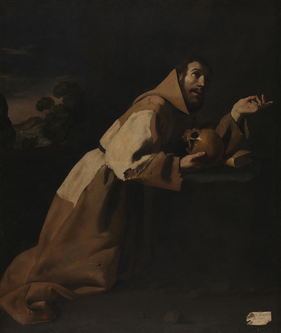 Saint Francis in Meditation by Francisco de Zurbarán