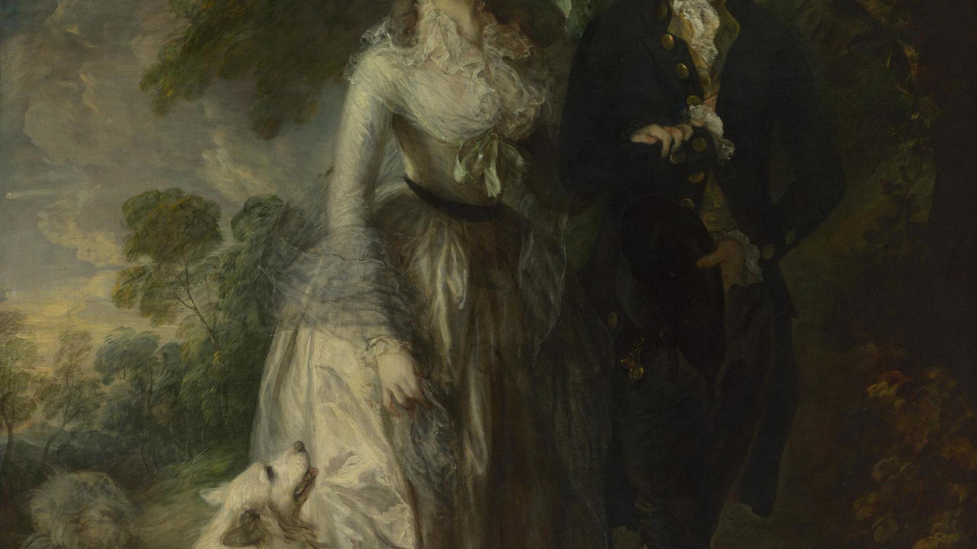Mr and Mrs William Hallett ('The Morning Walk') by Thomas Gainsborough