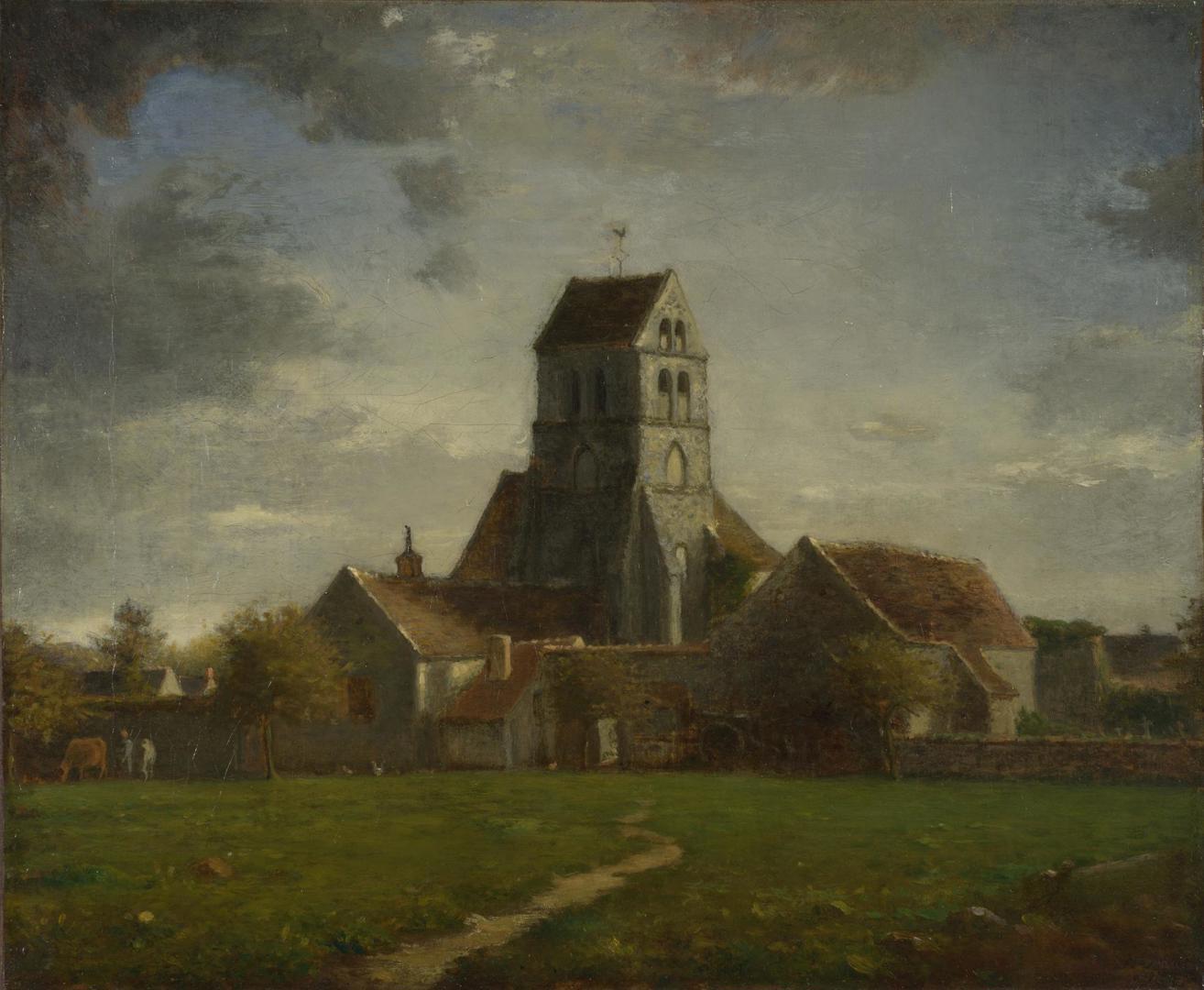 The Church at Arbonne by François Millet