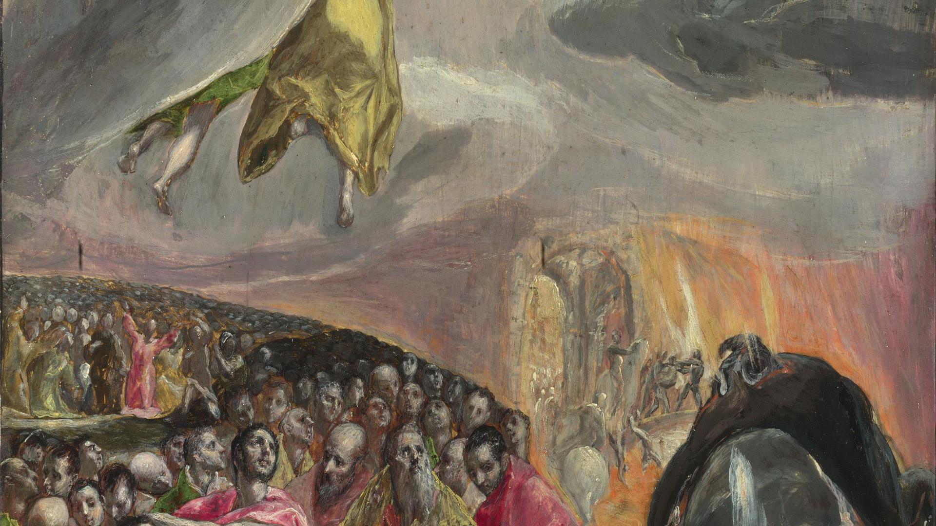 The Adoration of the Name of Jesus by El Greco