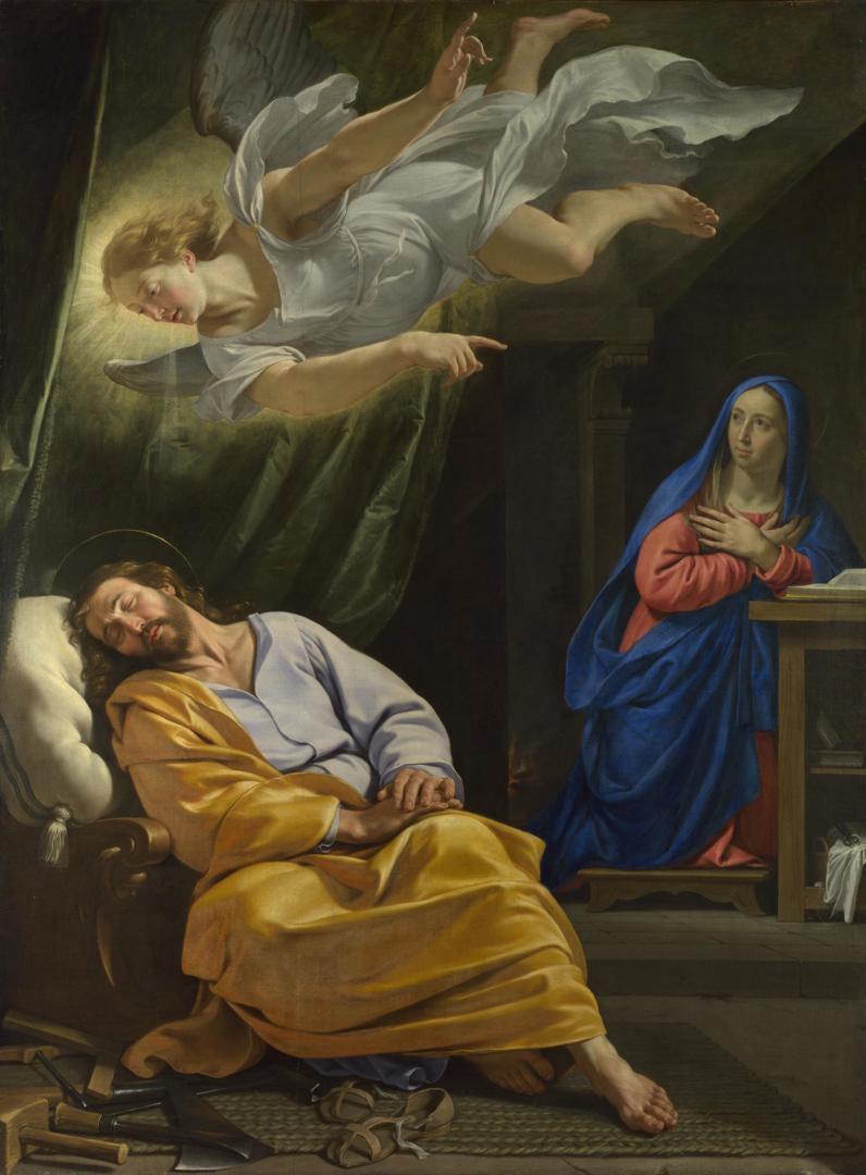 The Dream of Saint Joseph by Philippe de Champaigne