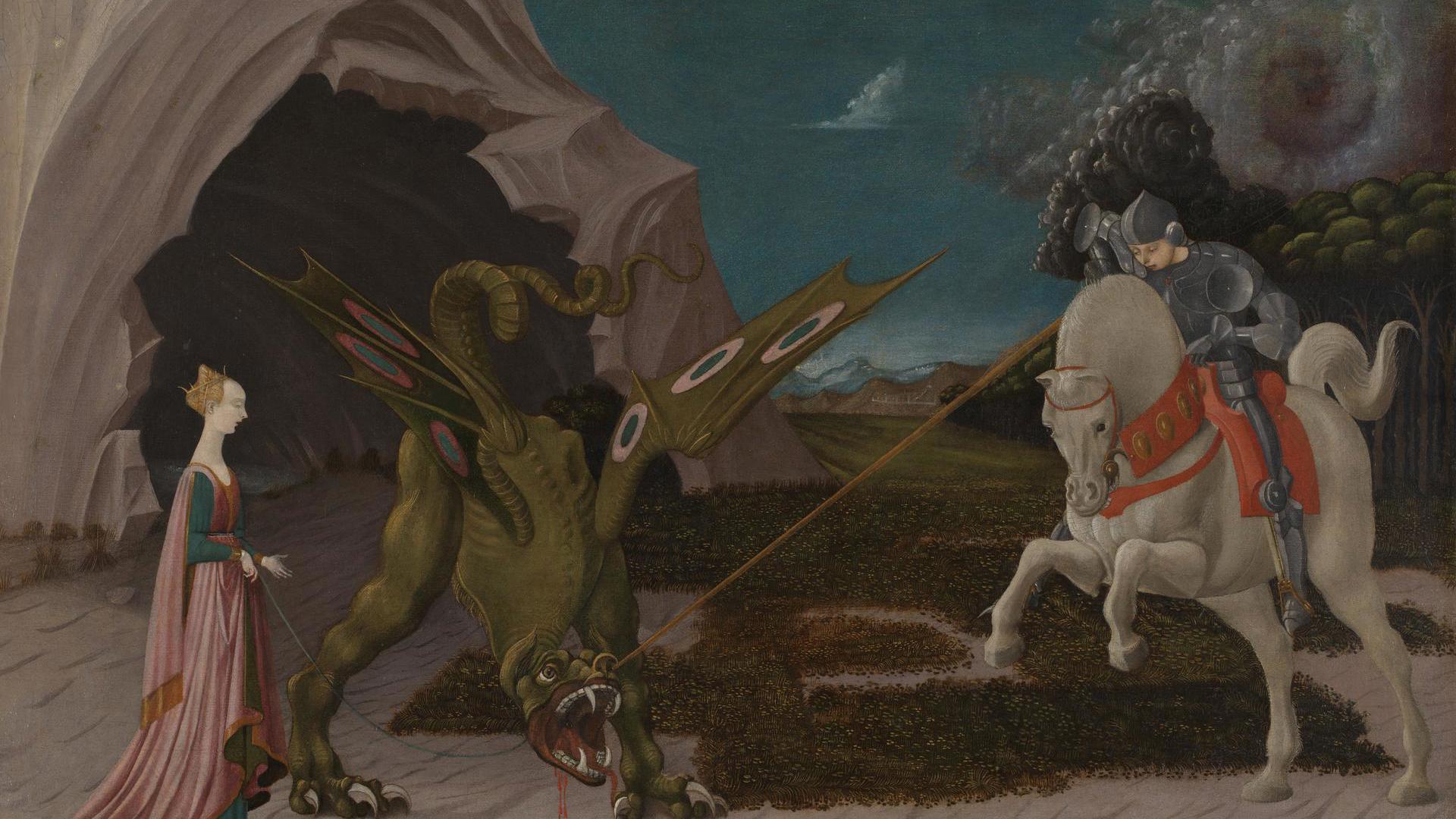 Saint George and the Dragon by Paolo Uccello