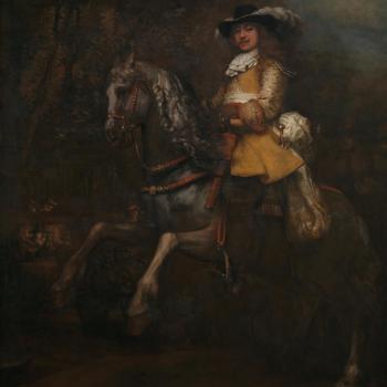 Portrait of Frederick Rihel on Horseback
