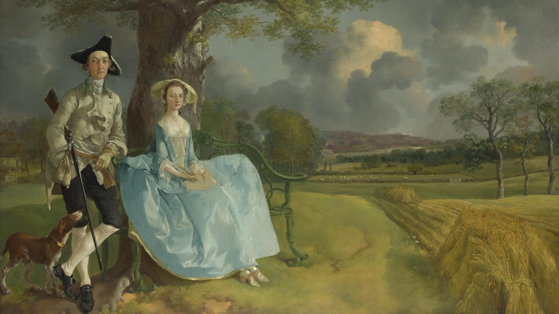 Thomas Gainsborough Mr And Mrs Andrews Ng6301 National Gallery London