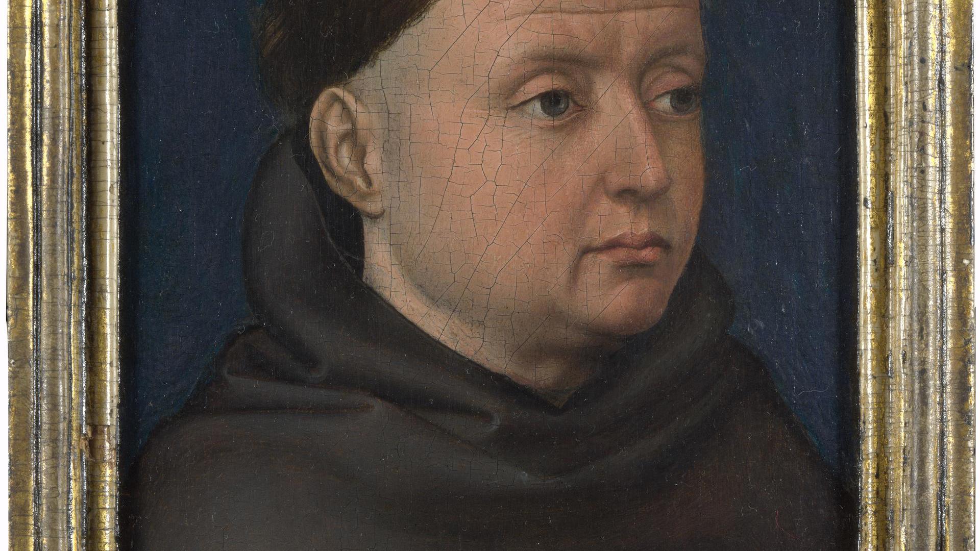 Portrait of a Franciscan (?) by Workshop of Robert Campin
