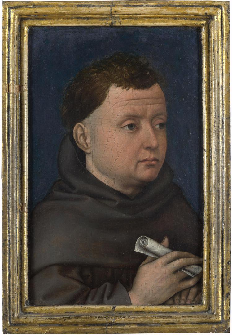 Portrait of a Franciscan (?) by Workshop of Robert Campin