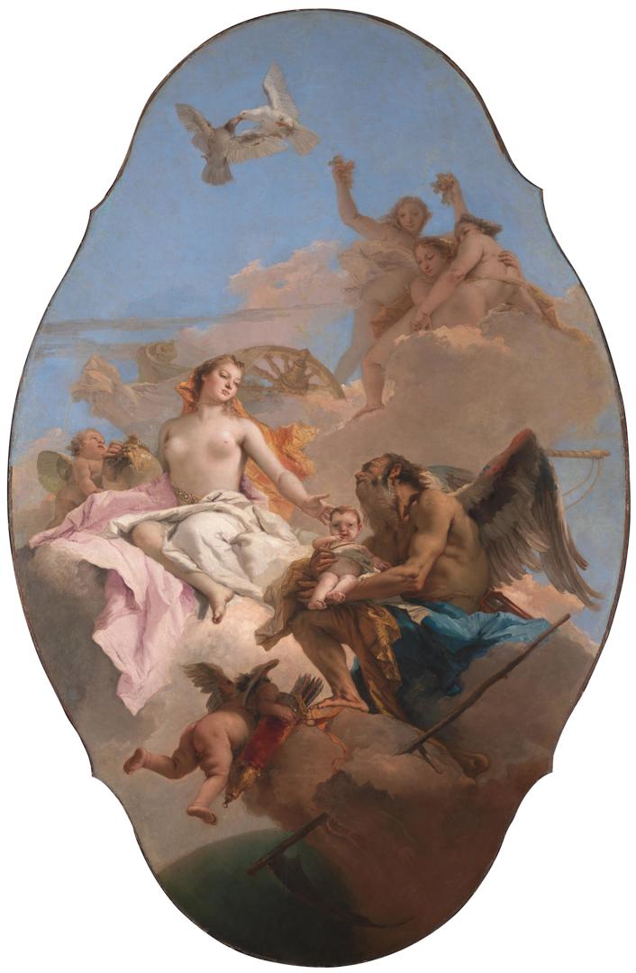 An Allegory with Venus and Time by Giovanni Battista Tiepolo