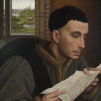 A Man Reading (Saint Ivo?)