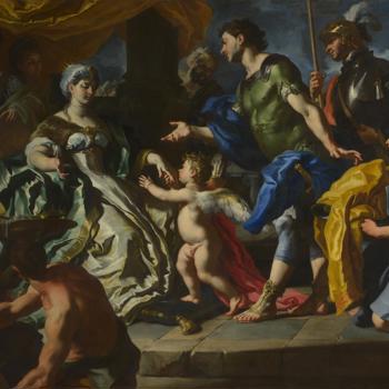 Dido receiving Aeneas and Cupid disguised as Ascanius