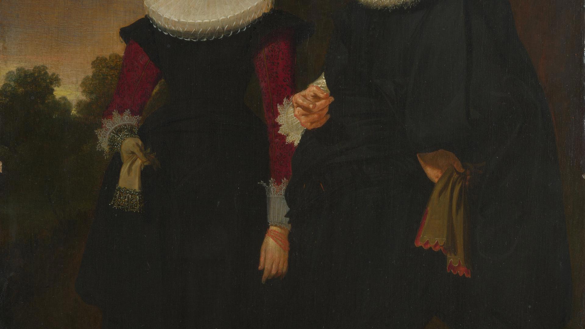 Portrait of a Man and a Woman by Dutch