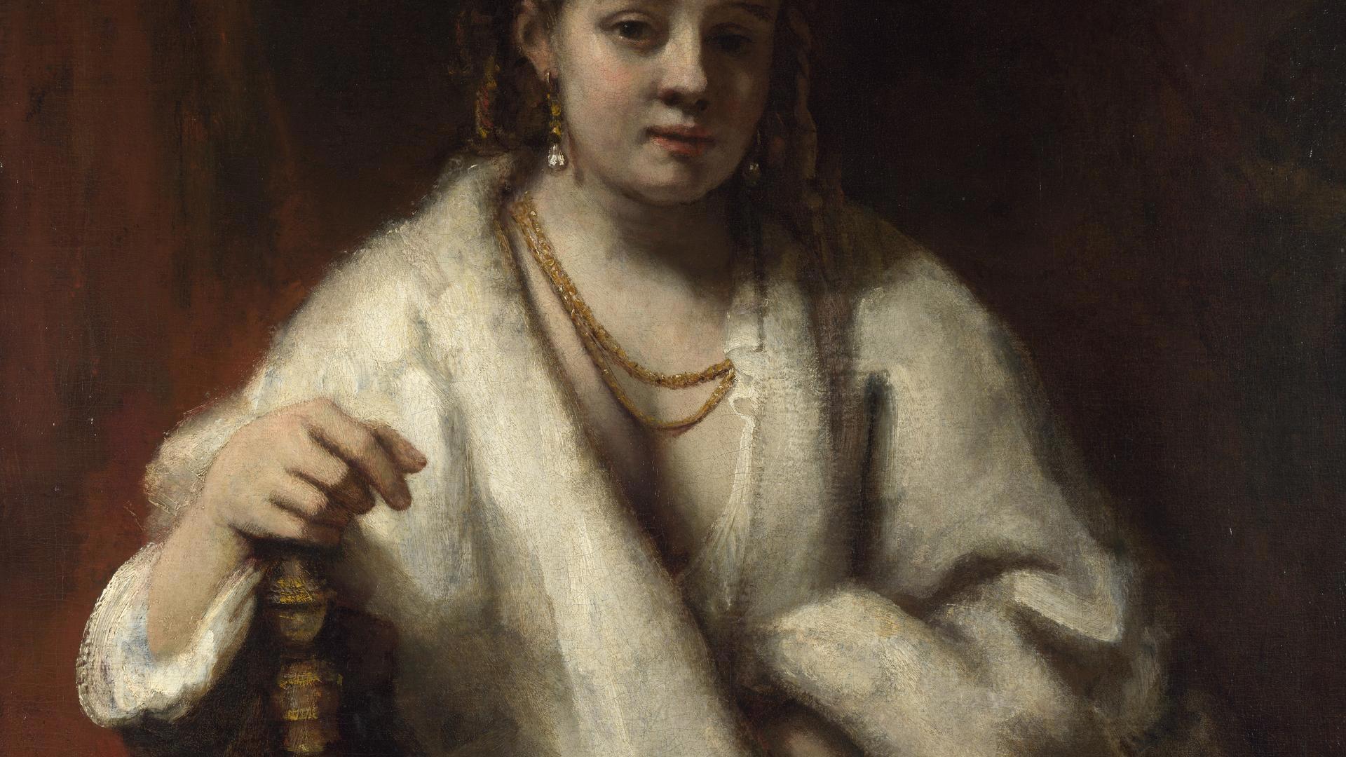Portrait of Hendrickje Stoffels by Rembrandt