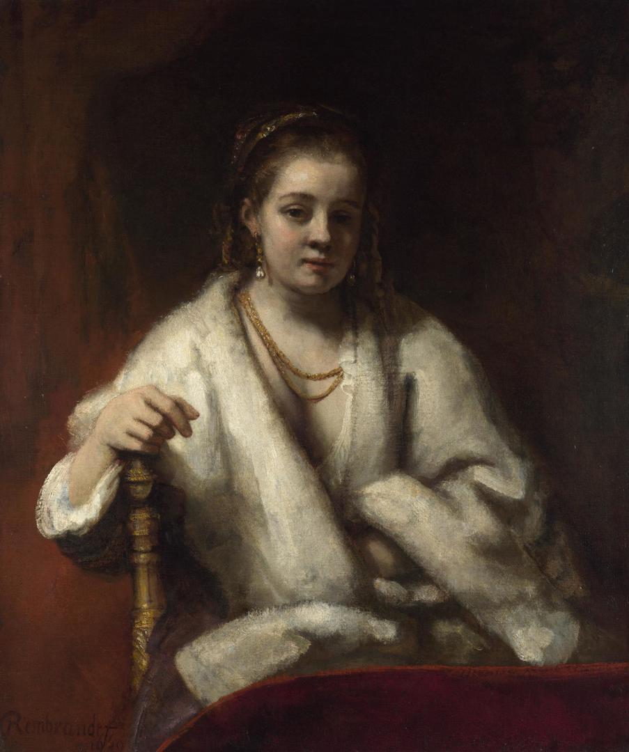 Portrait of Hendrickje Stoffels by Rembrandt
