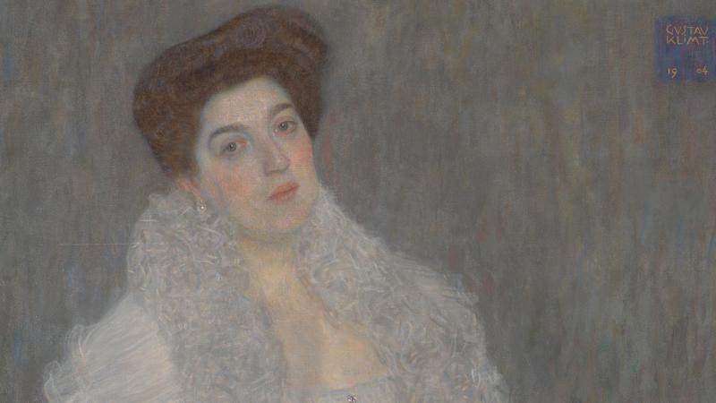 Gustav Klimt, 'Portrait of Hermine Gallia', 1904